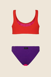 BIKINI BRASSIERE BAMBINA  ROSSO MJ25-0400 RD ME FUI